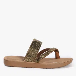 catwalk Embellished Toe-Ring Strappy Flat Sandals image 2