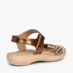 hi-attitude comfort Basket-Weave Sandals with Velcro image 2