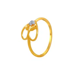 p.c. chandra jewellers Floral-Design Yellow Gold Ring image 2