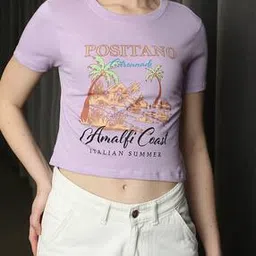 Shein Short Sleeve Front Typographic Print Fitted Tshirt-picture-32