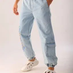 the indian garage co Men Loose Fit Utility Cargo Joggers image 2