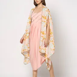 svrnaa by azorte Embellished with Unni Work Flared Dresses image 2