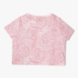 rio girls Girls Printed Slim Fit Crew-Neck T-Shirt image 2