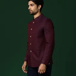 kisah Men Paisley Pattern Regular Fit Blazer image 2