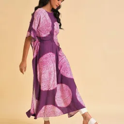 Printed Kaftan Maxi Dress image 2