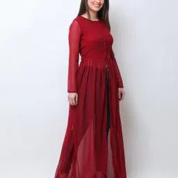 cation Front Slit Round-Neck Tunic image 2