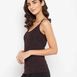 clovia Animal Print Scoop-Neck Camisole image 2