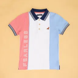 pantaloons junior Boys Regular Fit Collar Neck T-Shirt image 1