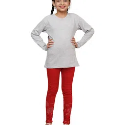 indiweaves Pack of 2 Floral Printed Leggings image 2