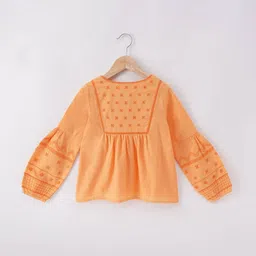 ed-a-mamma Sustainable Embroidered Round-Neck Top image 2