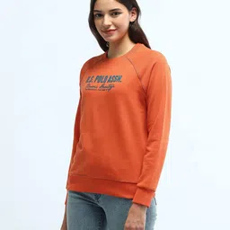 u.s. polo assn. Women Brand Embossed Regular Fit Sweatshirt image 2