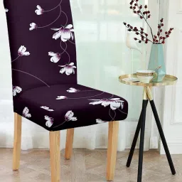 cortina eyelet curtain Pack of 6 Floral Print Chair Covers image 2