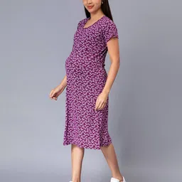 nightspree Printed Fit & Flare Dress image 2