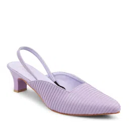 jm looks Women Striped Slingback Pumps image 2