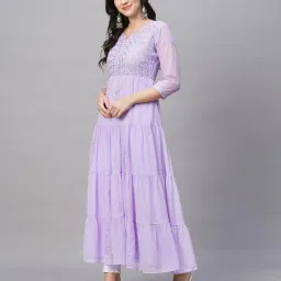 ratan Women Embroidered A-Line Kurta image 2