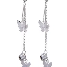 pinapes Silver-Plated Clip-On Earrings image 2