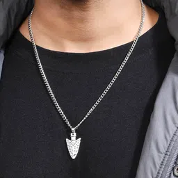 the bro code Chain with Aarow Pendant image 2