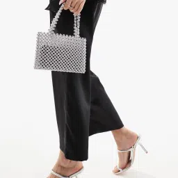 asos design Women Beaded Mini Ball Clutch Bag image 2