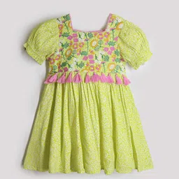 cherry crumble by nitt hyman Embroidered Fit 7 Flare Dress image 2