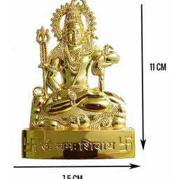 navyaksh Shiva Shankara Statue Showpiece image 2