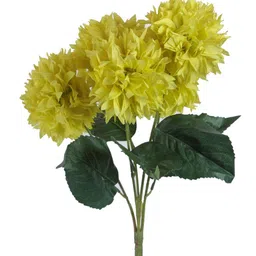 tayhaa Bunch of 5 Artificial Chrysanthemum Flowers image 2