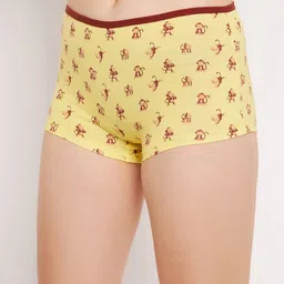 clovia Printed Boyshorts with Elasticated Waist image 2