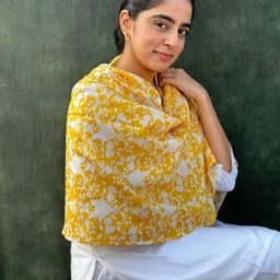 buta buti Floral Print Women Stole image 2