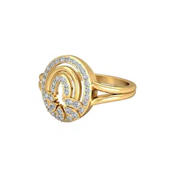 avsar Women Yellow Gold Sakshi Ring image 2