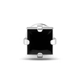 kuberbox Gemstones White Gold Ear Stud image 2