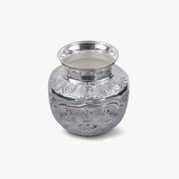 joyalukkas 925 Sterling Silver Goddess Laxmi Kalash Pot image 2