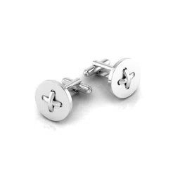 iski uski 925 Sterling Silver Bianca Cufflinks image 2
