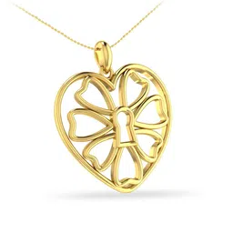 dishis Sterling Silver Minimalistic Heart Pendant image 2