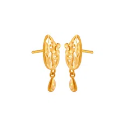 p.c. chandra jewellers Yellow Gold Drop Earrings image 2