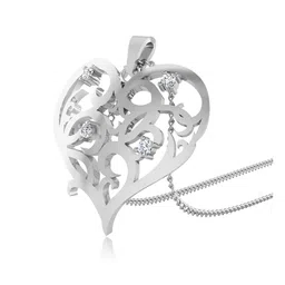 iski uski 925 Sterling Silver Studded Pendant image 2