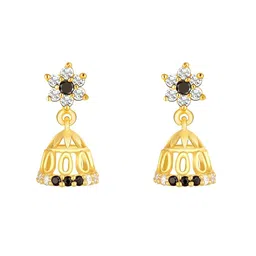 giva Sterling Silver Floral Lily Jhumka image 2