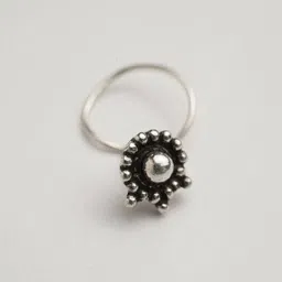 arte Sterling Silver Handicraft Nosepin image 2