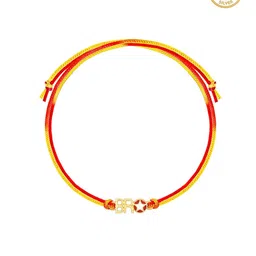 giva Sterling Silver Gold-Plated Bro Rakhi image 2