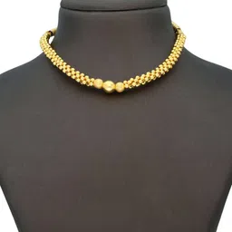 malabar gold & diamonds Yellow Gold Short Necklace image 2
