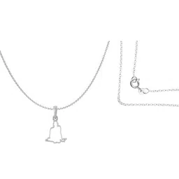 akshat sapphire Sterling Silver Swami Samarth Pendant with Chain image 2