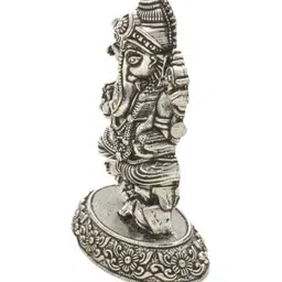 srijagdamba pearls dealer Silver Lord Ganapati Idol image 2
