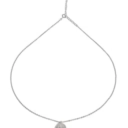 silberry Women Sterling Silver Pendant with Chain image 2