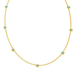 clara Women Sterling Silver Gold-Plated Star Necklace image 2