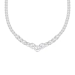 giva Sterling Silver Stone-Studded Necklace image 2