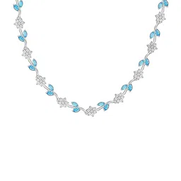 giva Sterling Silver Floral Pattern Necklace image 2
