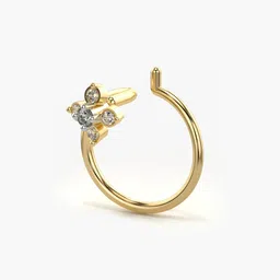 valanova Certified lab grown diamond 14k nosepin image 2