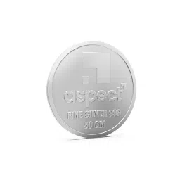 aspect bullion refinery Pure Silver Shiv Coin image 2