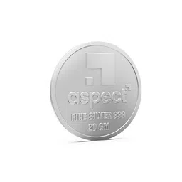 aspect bullion refinery Pure Silver Saraswati Coin image 2
