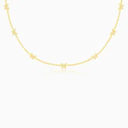 giva Women Sterling Silver Gold-Plated Butterfly Necklace image 2