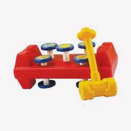 shooting star Pound Peg Plastic Toy with Hammer image 2