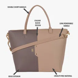 baggit Women Colourblock Tote Bag image 2